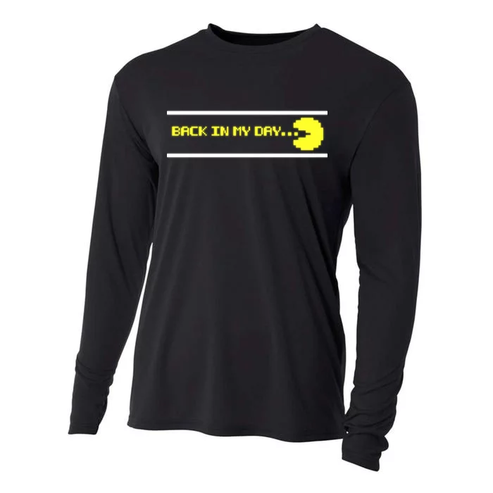 Back In My Day Retro Video Game Cooling Performance Long Sleeve Crew