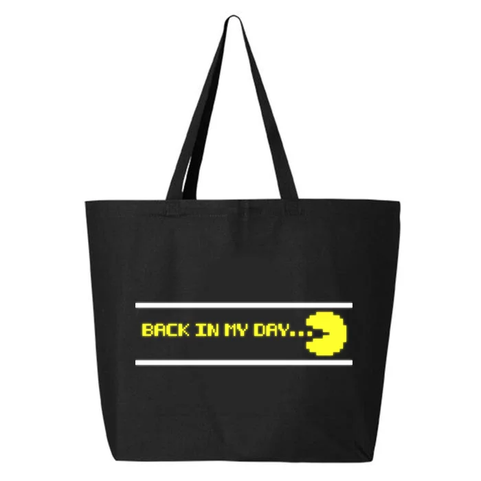 Back In My Day Retro Video Game 25L Jumbo Tote