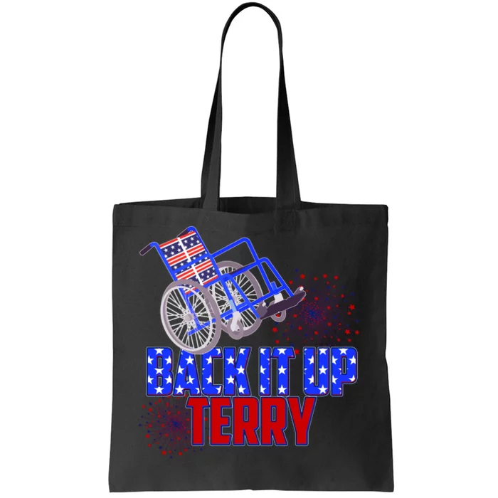 Back It Up Terry Fourth of July Fireworks Tote Bag