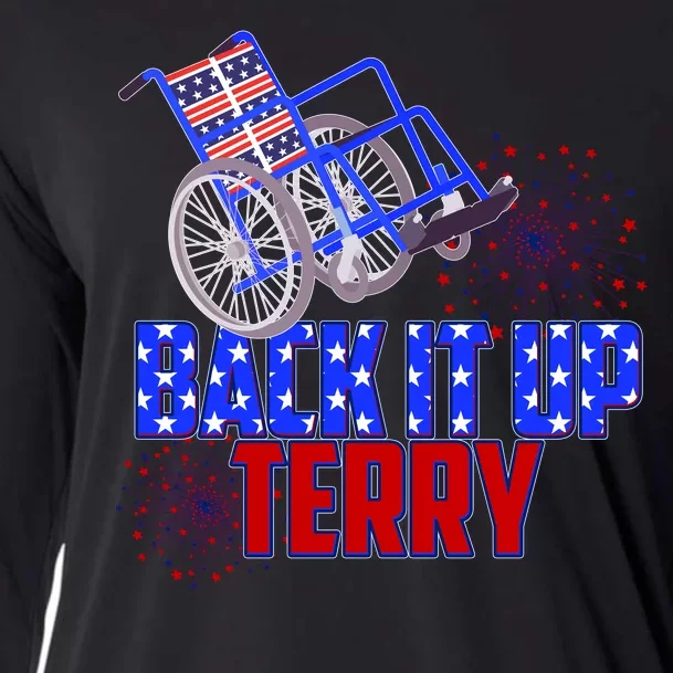 Back It Up Terry Fourth of July Fireworks Cooling Performance Long Sleeve Crew