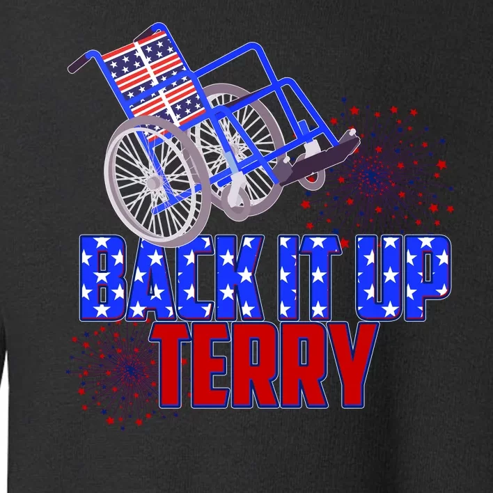 Back It Up Terry Fourth of July Fireworks Toddler Sweatshirt