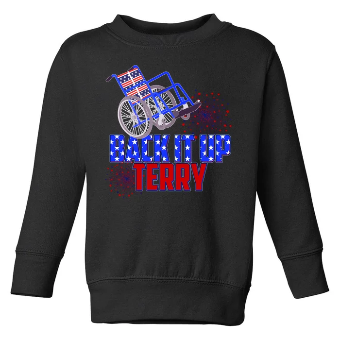 Back It Up Terry Fourth of July Fireworks Toddler Sweatshirt