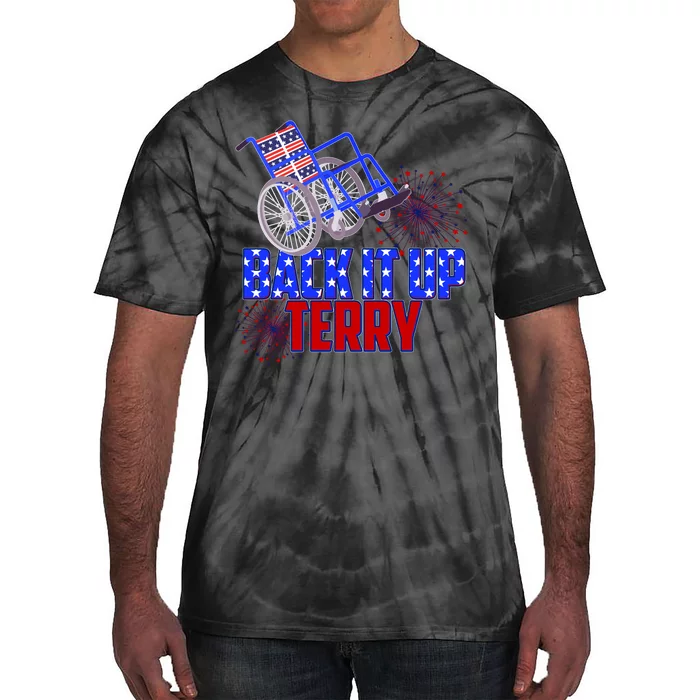 Back It Up Terry Fourth of July Fireworks Tie-Dye T-Shirt