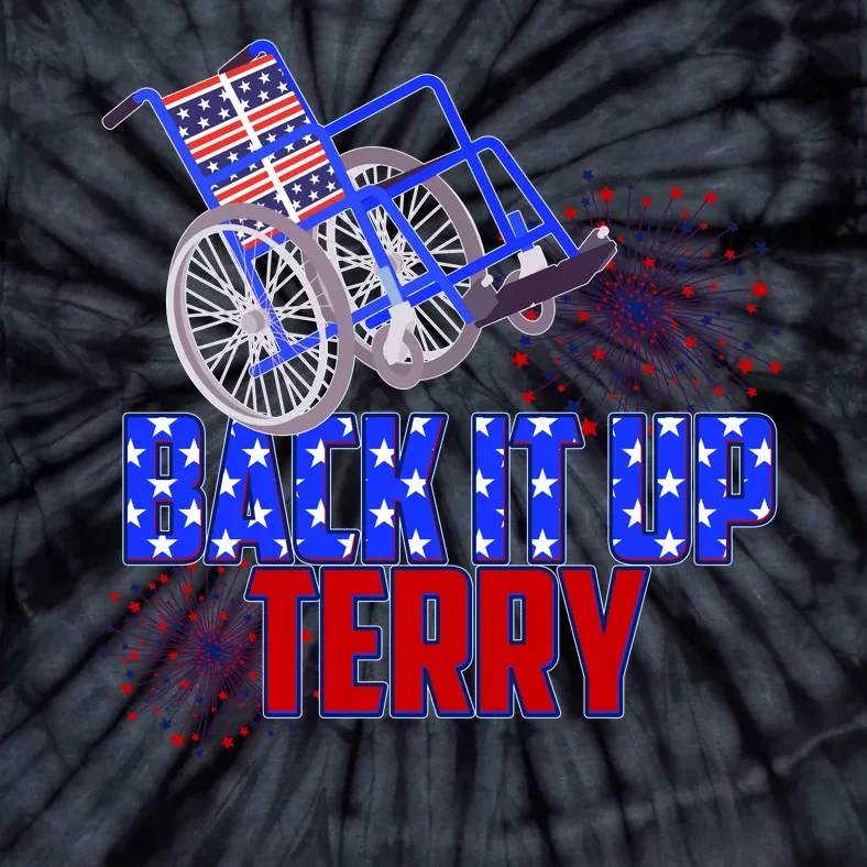 Back It Up Terry Fourth of July Fireworks Tie-Dye T-Shirt