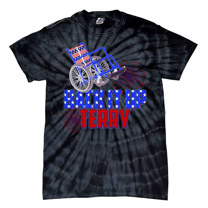 Back It Up Terry Fourth of July Fireworks Tie-Dye T-Shirt