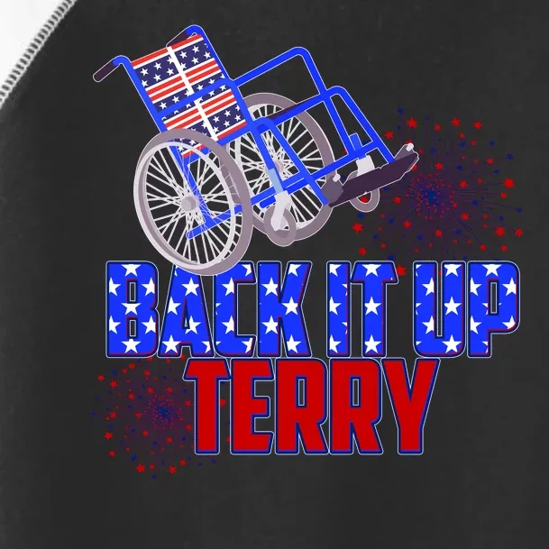 Back It Up Terry Fourth of July Fireworks Toddler Fine Jersey T-Shirt