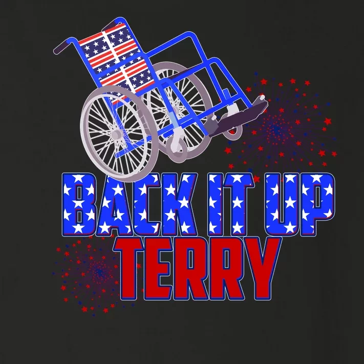 Back It Up Terry Fourth of July Fireworks Toddler Long Sleeve Shirt