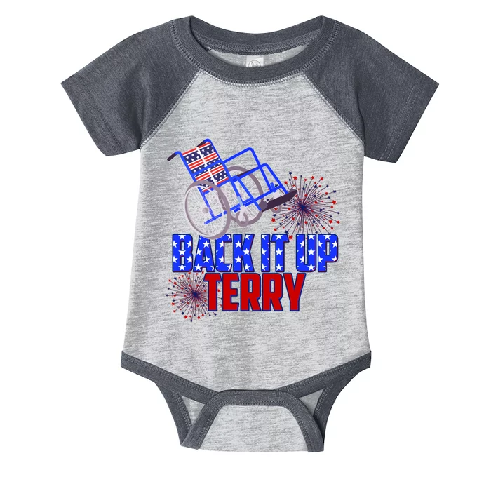 Back It Up Terry Fourth of July Fireworks Infant Baby Jersey Bodysuit