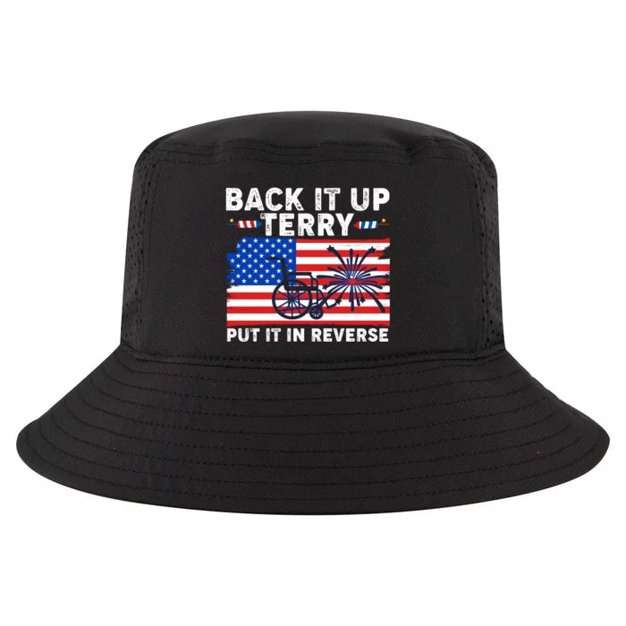 Back It Up Terry Put It In Reverse Funny Fireworks Cool Comfort Performance Bucket Hat