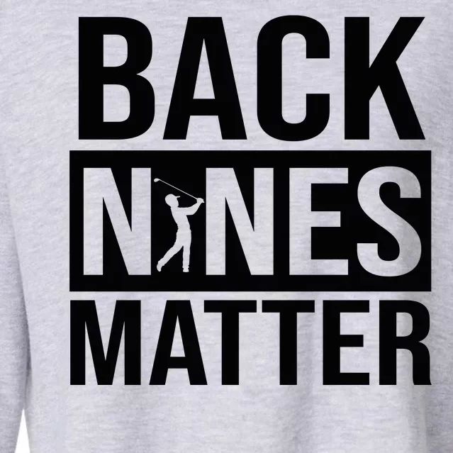 Back Nines Matter Cropped Pullover Crew