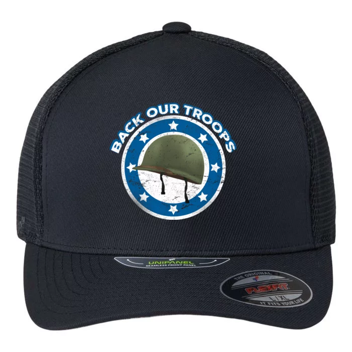 Back Our Troops Flexfit Unipanel Trucker Cap