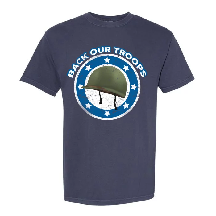 Back Our Troops Garment-Dyed Heavyweight T-Shirt