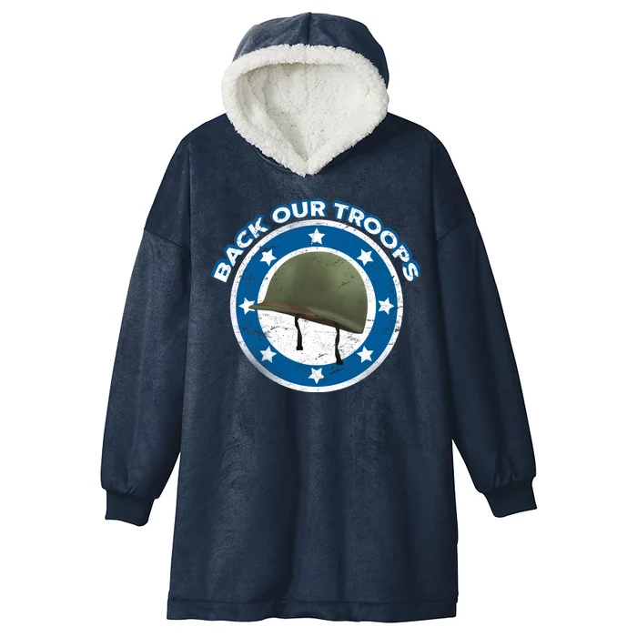 Back Our Troops Hooded Wearable Blanket