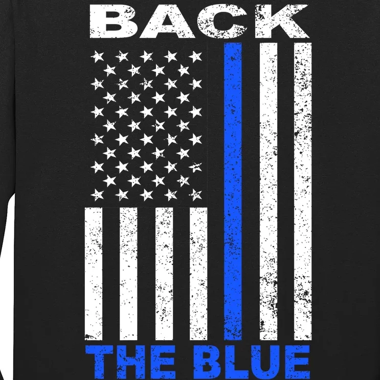 Back The Blue Support Our Police Long Sleeve Shirt