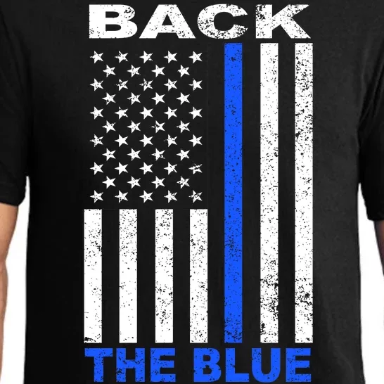 Back The Blue Support Our Police Pajama Set