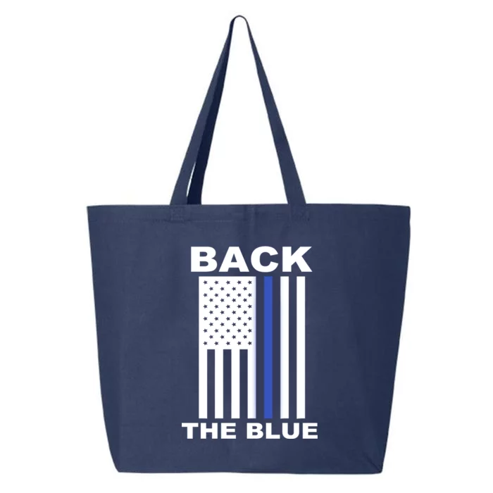 Back The Blue US Thin Line Support Cops 25L Jumbo Tote