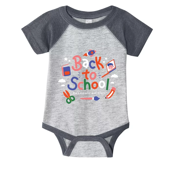 Back To School Pandemic Edition Infant Baby Jersey Bodysuit