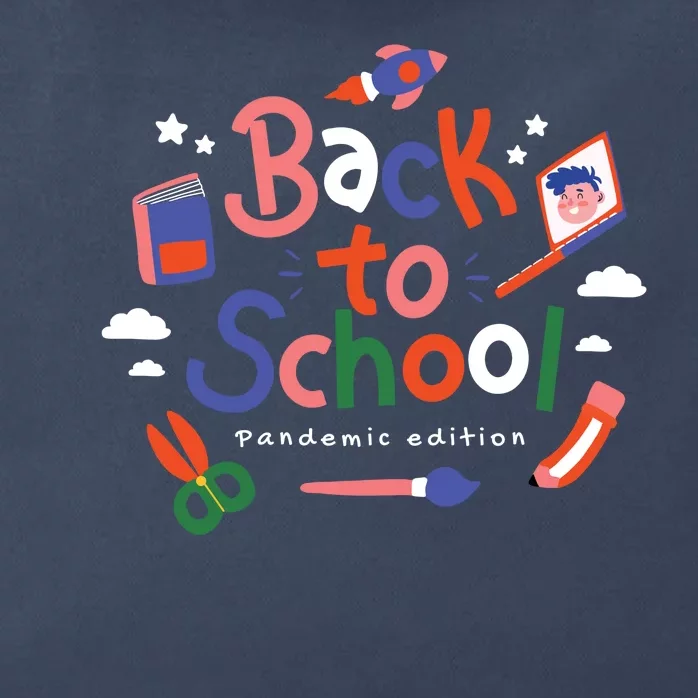 Back To School Pandemic Edition Zip Tote Bag