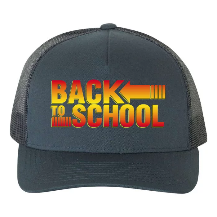 Back To School Parody Logo Yupoong Adult 5-Panel Trucker Hat