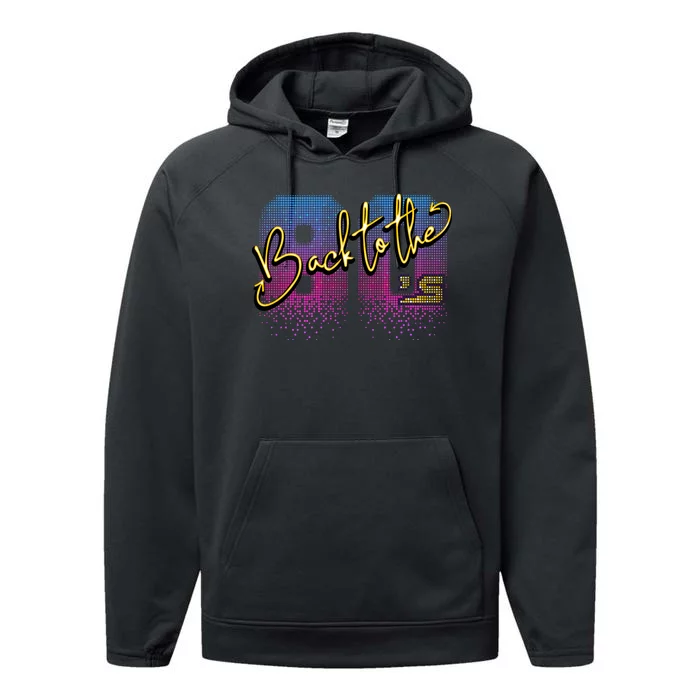 Back To The Eighties Performance Fleece Hoodie