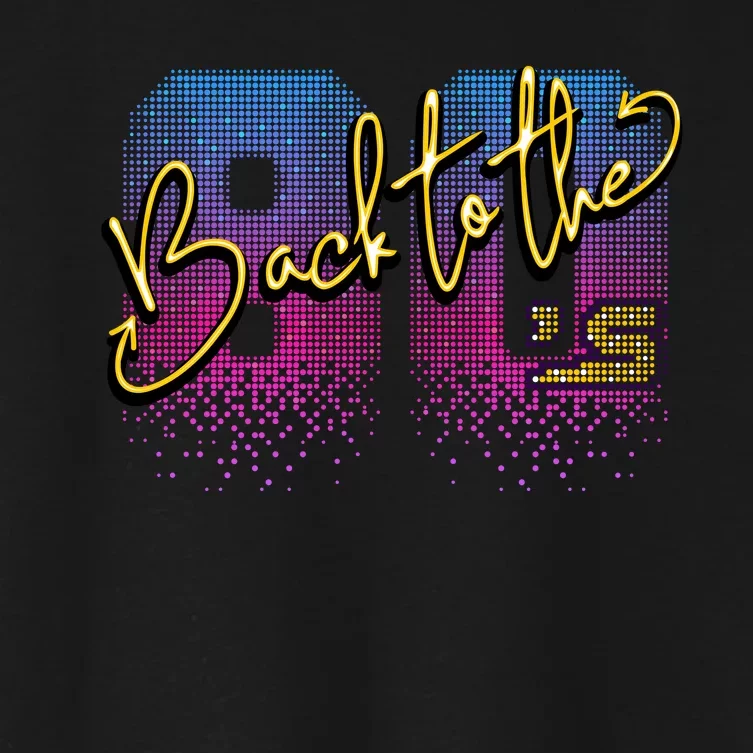 Back To The Eighties Women's Crop Top Tee