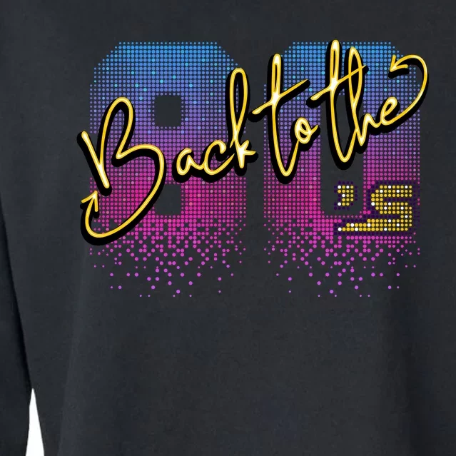 Back To The Eighties Cropped Pullover Crew