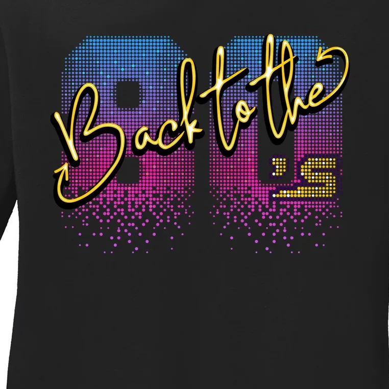 Back To The Eighties Ladies Long Sleeve Shirt