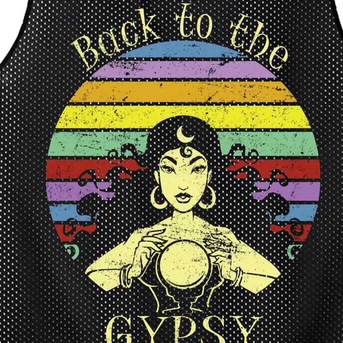 Back To The Gypsy I Was Mesh Reversible Basketball Jersey Tank