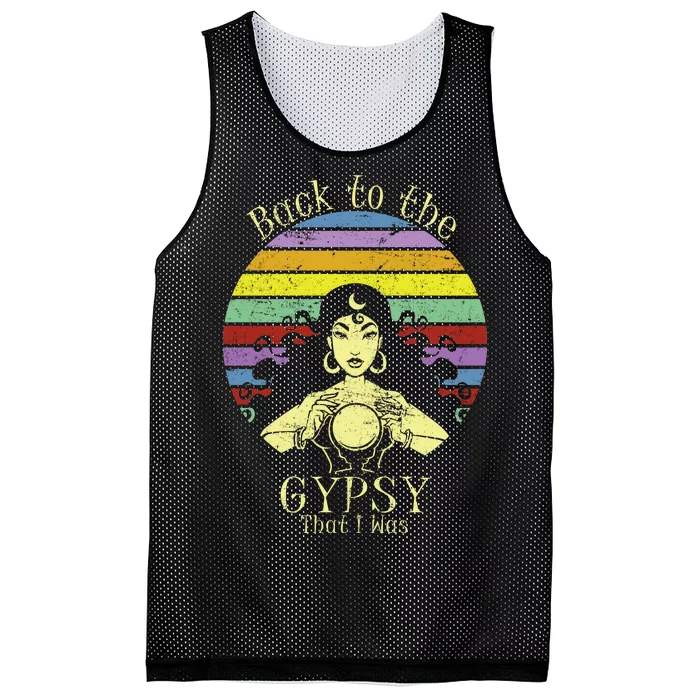 Back To The Gypsy I Was Mesh Reversible Basketball Jersey Tank