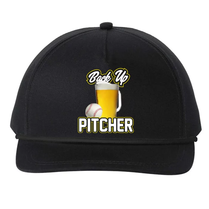 Back Up Pitcher Snapback Five-Panel Rope Hat