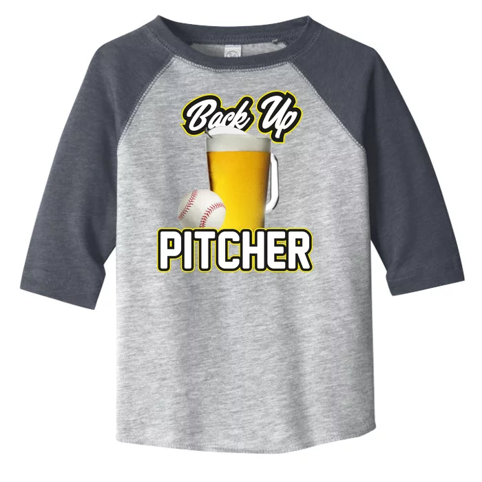 Back Up Pitcher Toddler Fine Jersey T-Shirt