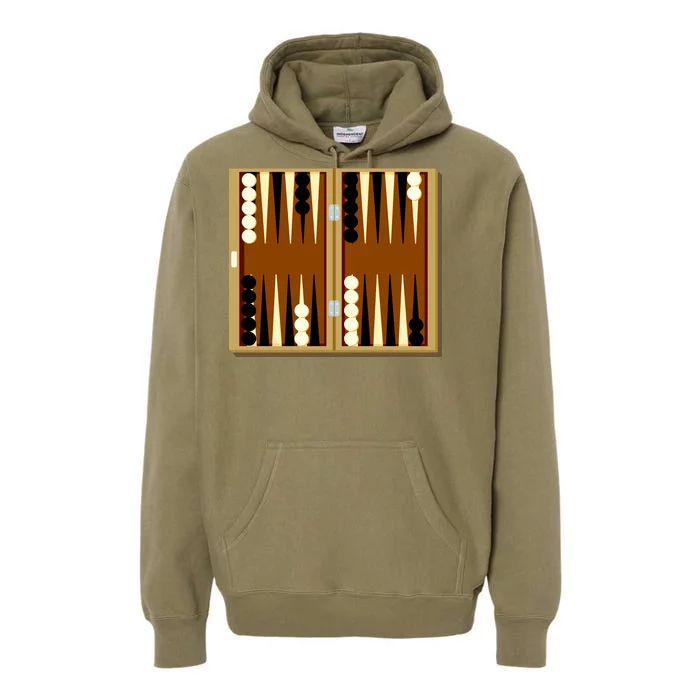 Backgammon Premium Hoodie