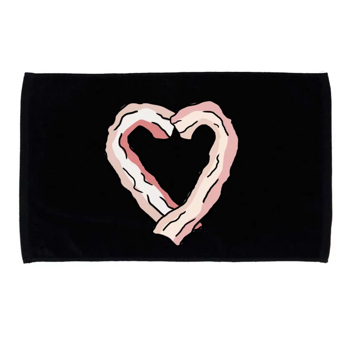 Bacon Heart Microfiber Hand Towel