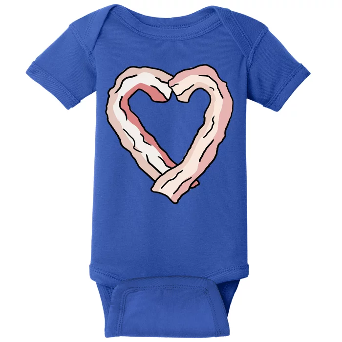 Bacon Heart Baby Bodysuit