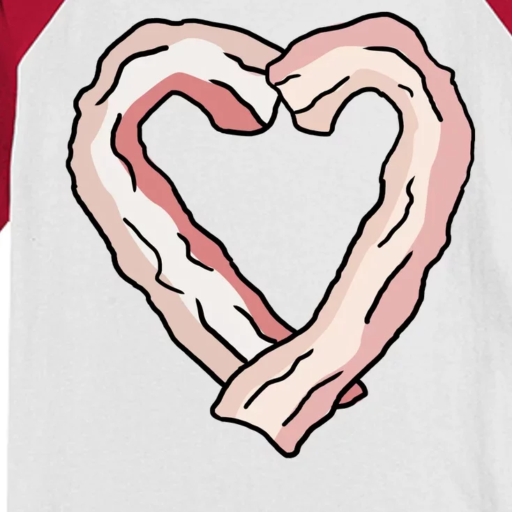 Bacon Heart Kids Colorblock Raglan Jersey