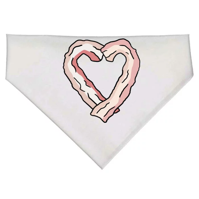 Bacon Heart USA-Made Doggie Bandana