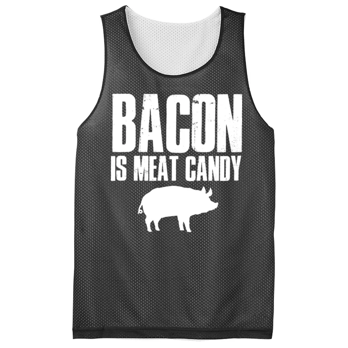 Bacon Is Meat Candy Mesh Reversible Basketball Jersey Tank