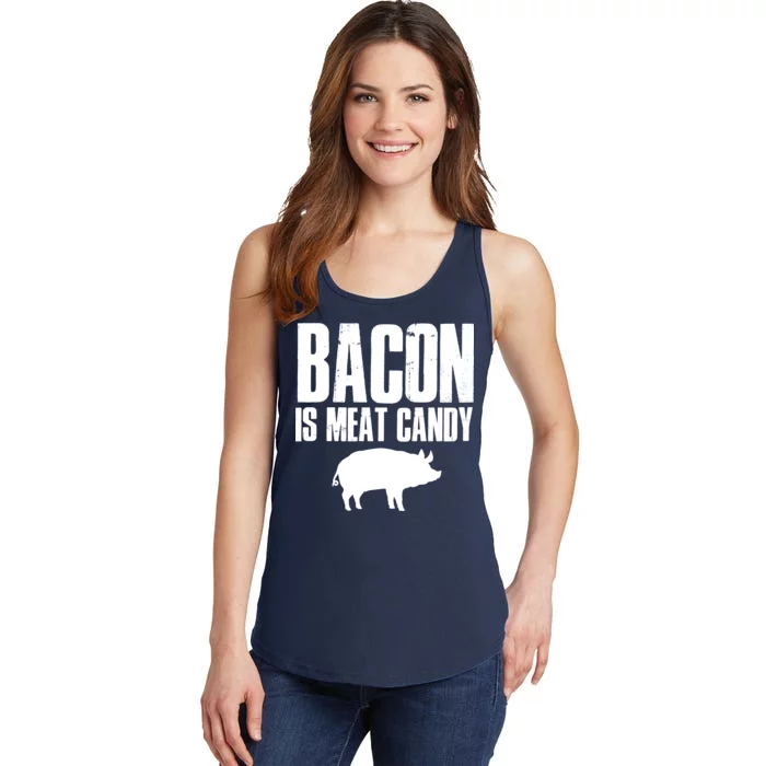 Bacon Is Meat Candy Ladies Essential Tank