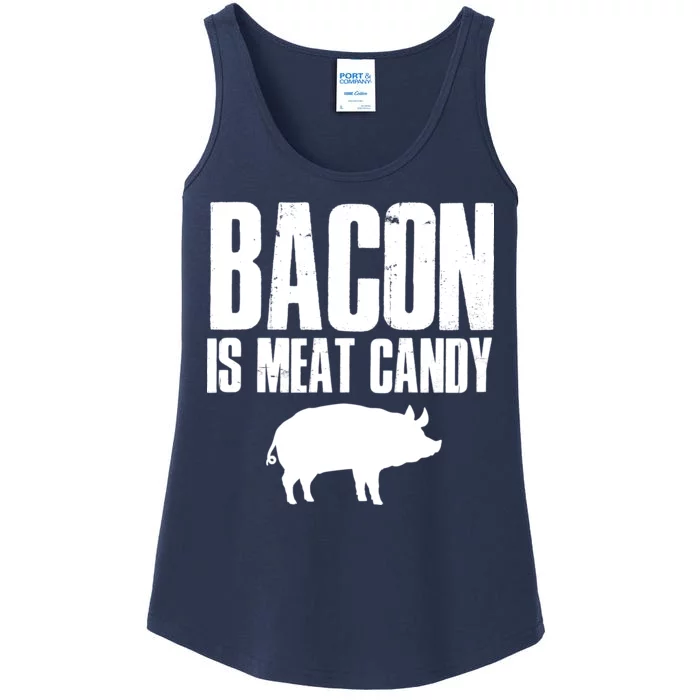 Bacon Is Meat Candy Ladies Essential Tank