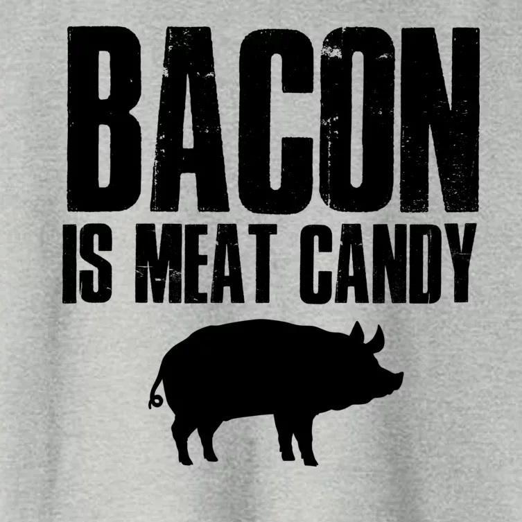 Bacon Is Meat Candy Women's Crop Top Tee