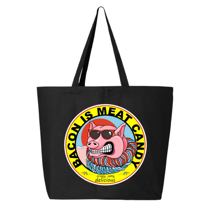 Bacon Is Meat Candy Pig Funny 25L Jumbo Tote