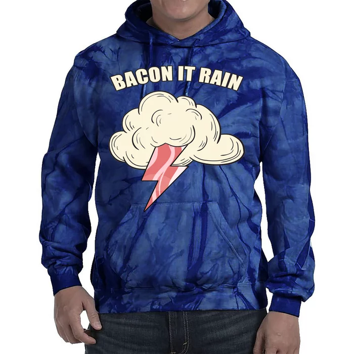 Bacon It Rain Tie Dye Hoodie