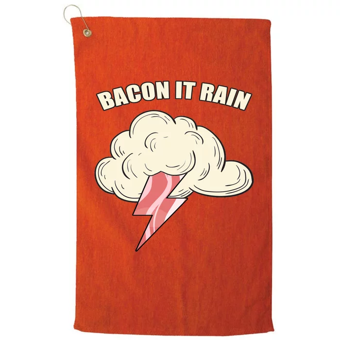 Bacon It Rain Platinum Collection Golf Towel