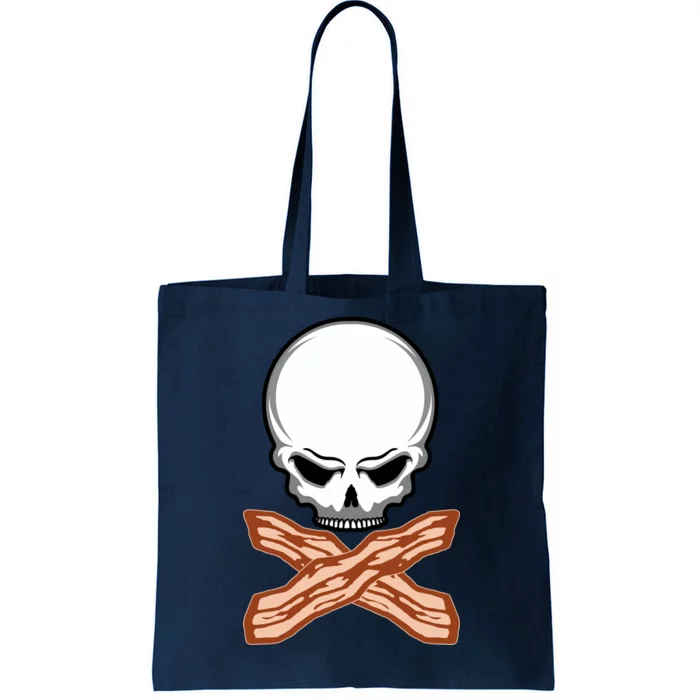 Bacon Skull Tote Bag