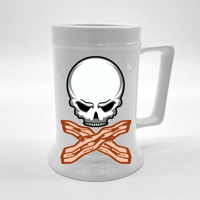 Bacon Skull Front & Back Beer Stein