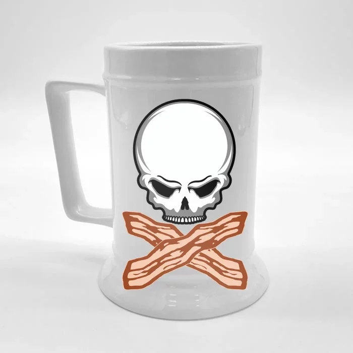 Bacon Skull Front & Back Beer Stein