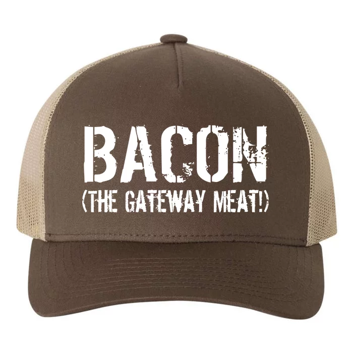 Bacon The Gateway Meat Yupoong Adult 5-Panel Trucker Hat