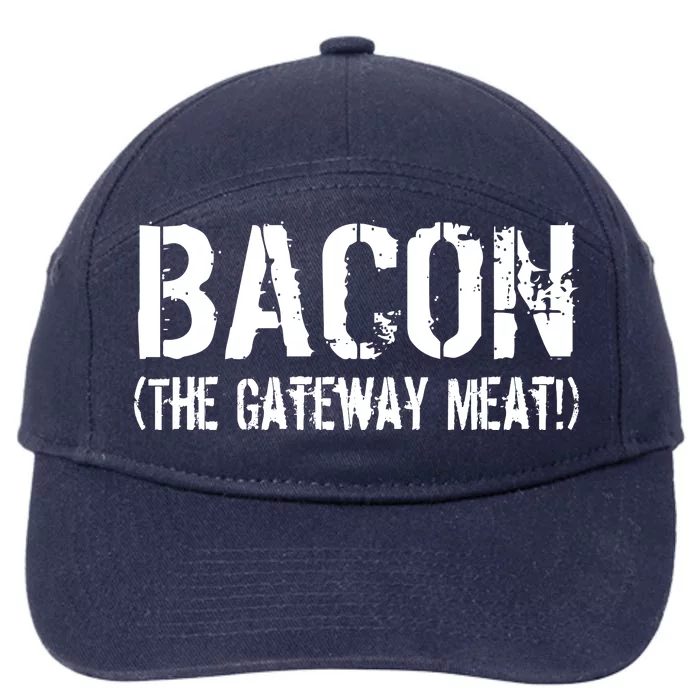 Bacon The Gateway Meat 7-Panel Snapback Hat