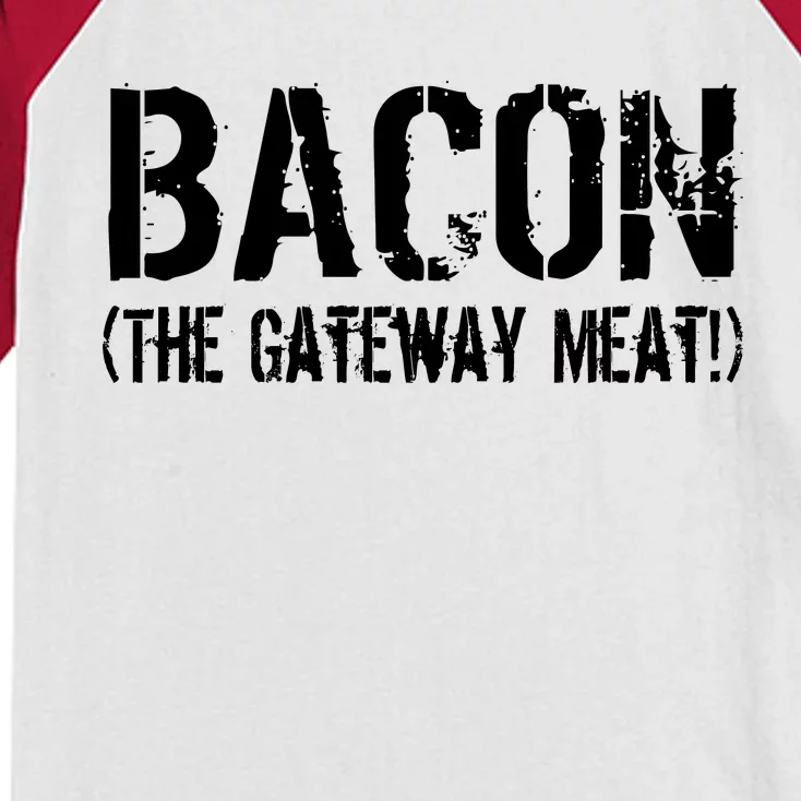 Bacon The Gateway Meat Kids Colorblock Raglan Jersey