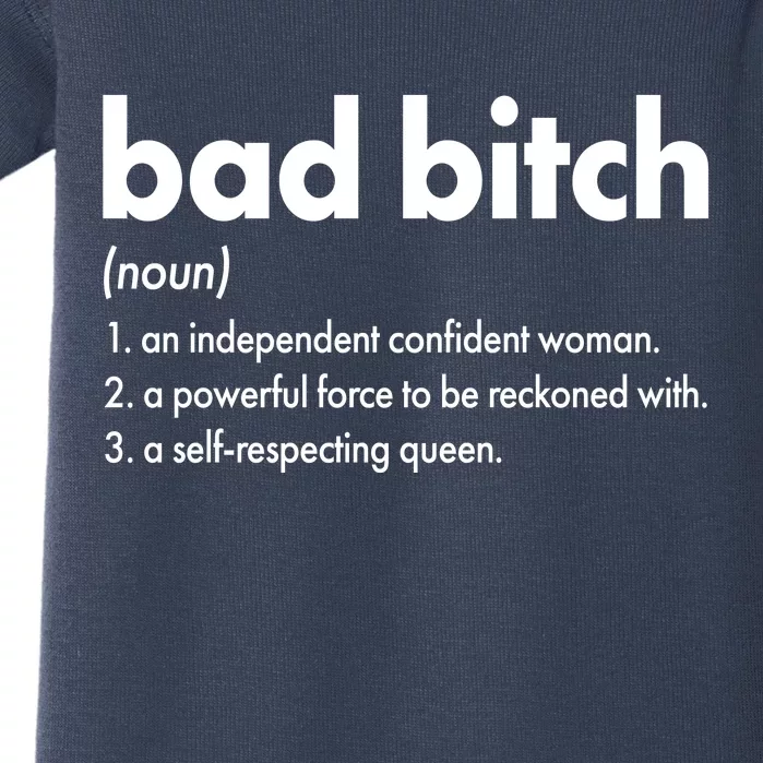 Bad Bitch Definition Baby Bodysuit